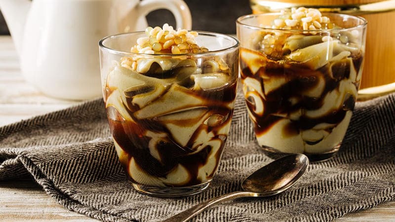 Tào phớ Taho ngọt mát, hấp dẫn