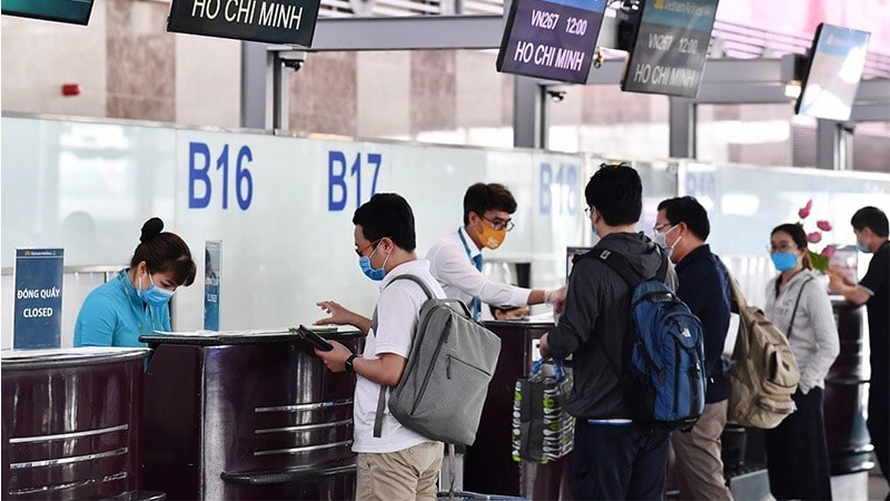 Check-in tại sân bay đúng giờ